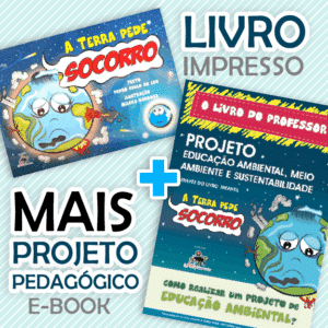 livro infantil A Terra Pede Socorro sobre educação ambiental para crianças