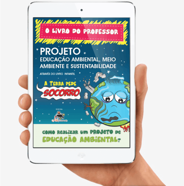 livro infantil A Terra Pede Socorro sobre educação ambiental para crianças