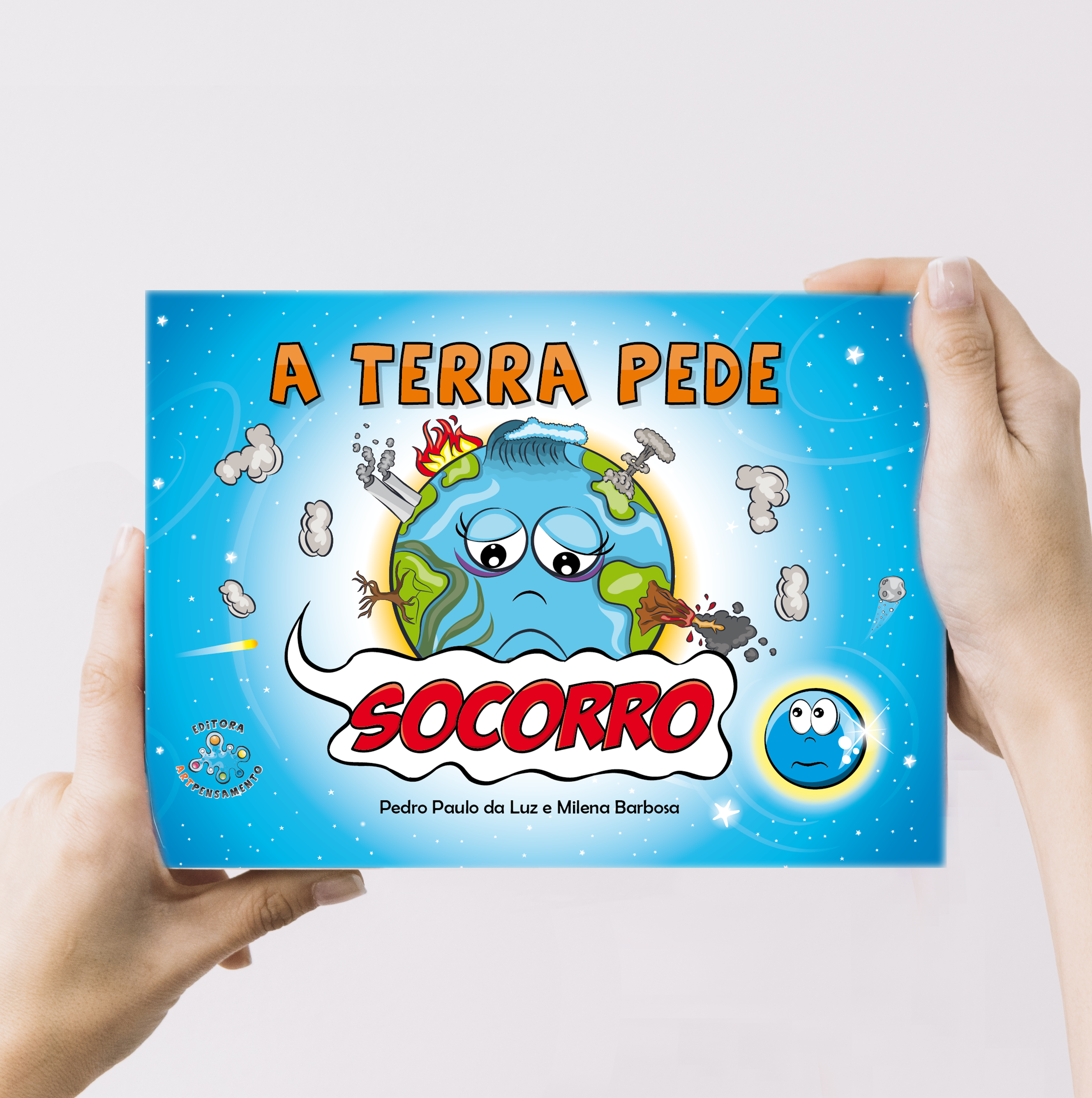livro infantil A Terra Pede Socorro sobre educação ambiental para crianças