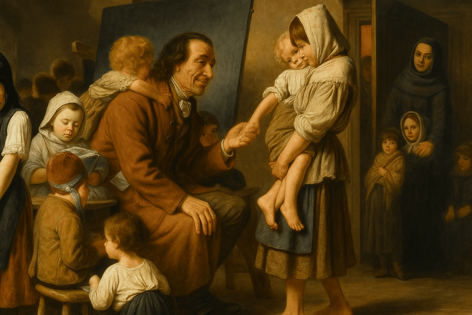 método Pestalozzi, educação natural, cabeça, coração e mão