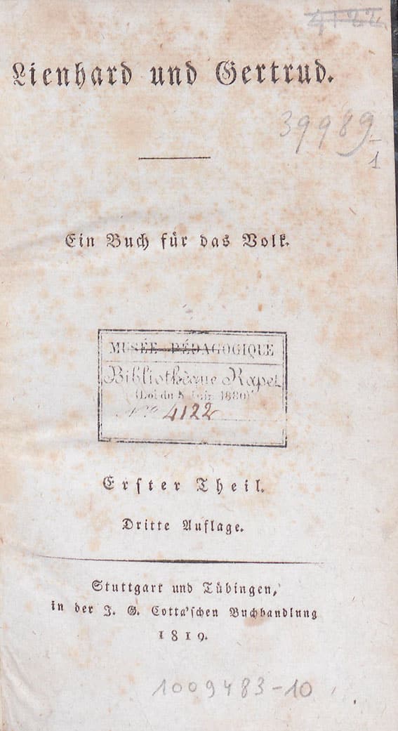 método Pestalozzi, educação natural, cabeça, coração e mão