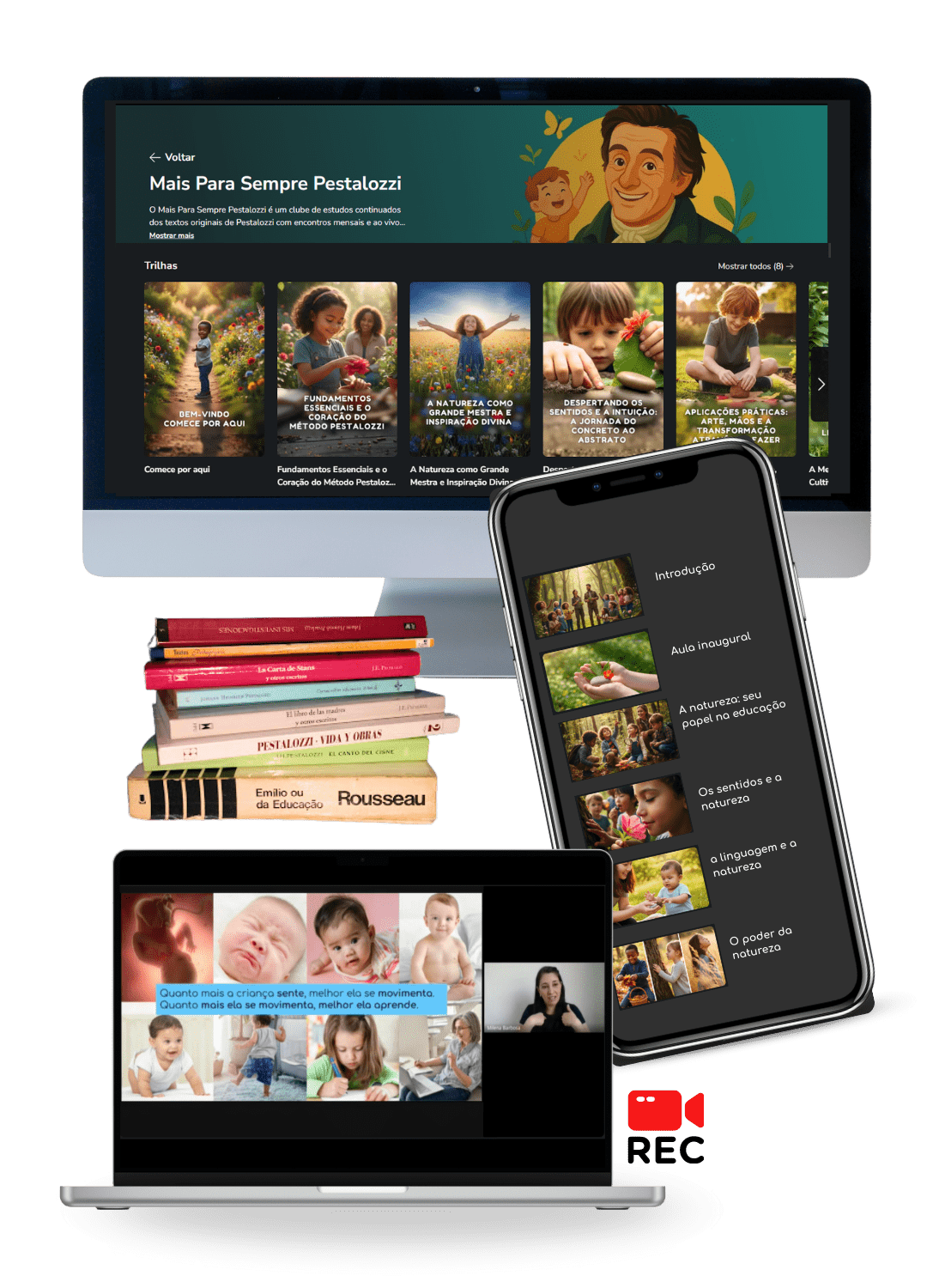 Clube Mais Para Sempre Pestalozzi: Educação pela Natureza e Textos Originais